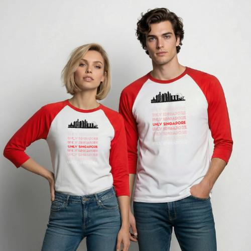 UNLV Singapore - Unisex Baseball T-Shirt