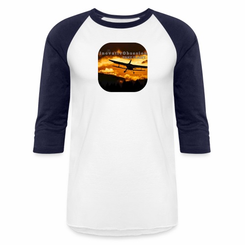 InovativObsesion “TAKE FLIGHT” apparel - Unisex Baseball T-Shirt