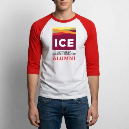 ICE Alumni - Unisex Baseball T-Shirt