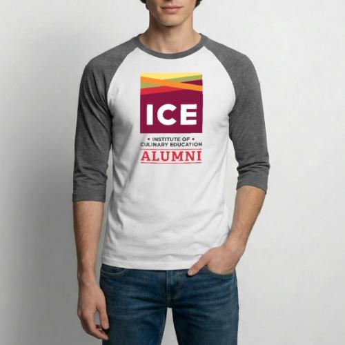ICE Alumni - Unisex Baseball T-Shirt