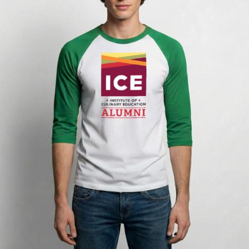 ICE Alumni - Unisex Baseball T-Shirt