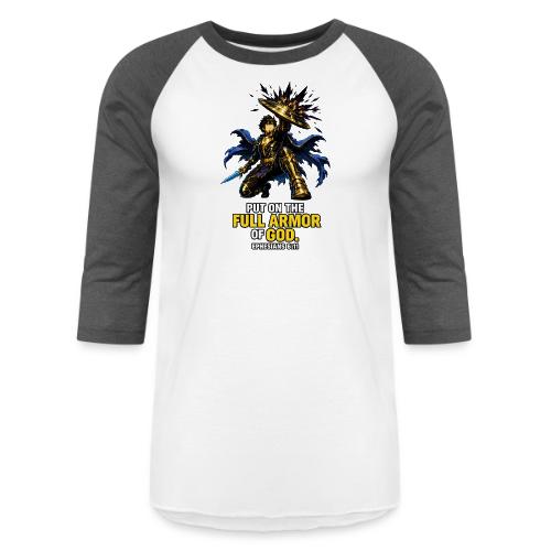 Full Armor of God Anime Warrior | Ephesians 6:11 C - Unisex Baseball T-Shirt