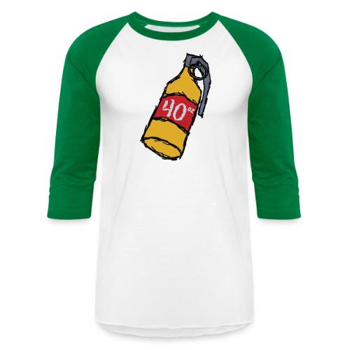 40 oz. Grenade - Unisex Baseball T-Shirt