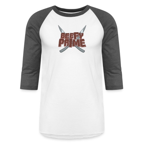 Beefy Prime logo knives - Unisex Baseball T-Shirt