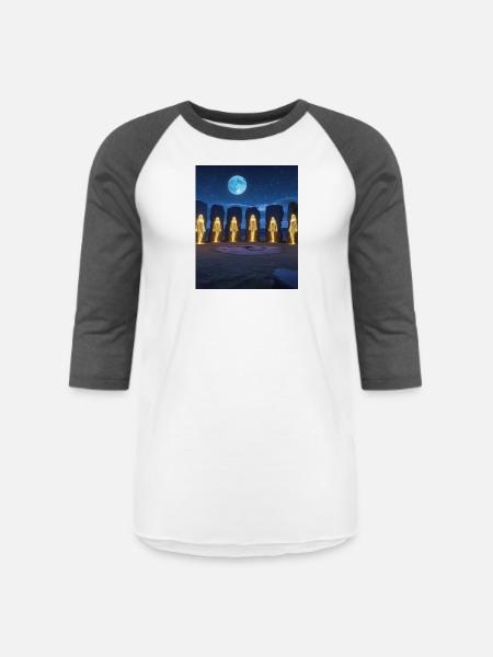 Pleiadians - Unisex Baseball T-Shirt - white/charcoal