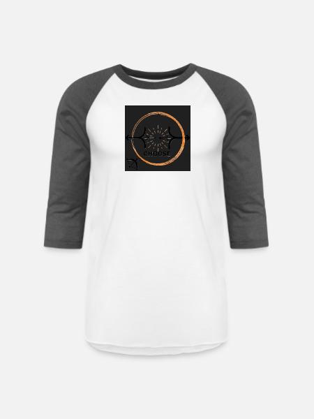 Choose Your Path Emblem - Unisex Baseball T-Shirt - white/charcoal