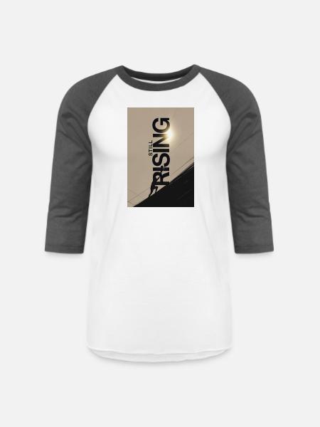 Still Drawing Climber - Unisex Baseball T-Shirt - white/charcoal