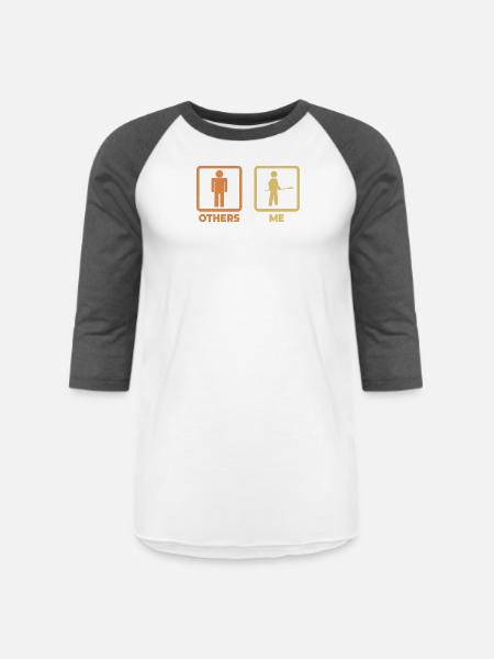 Me as a Baker - Unisex Baseball T-Shirt - white/charcoal