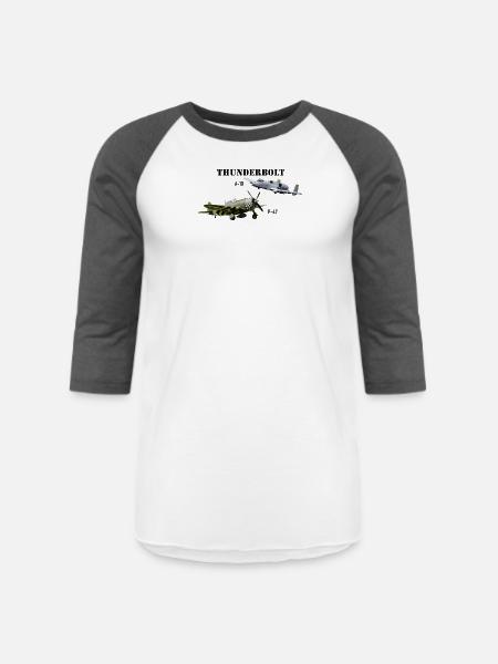 Thunderbolts - Unisex Baseball T-Shirt - white/charcoal