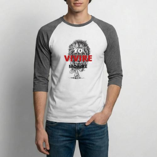 Yo VIVIRE y no moriré - Unisex Baseball T-Shirt