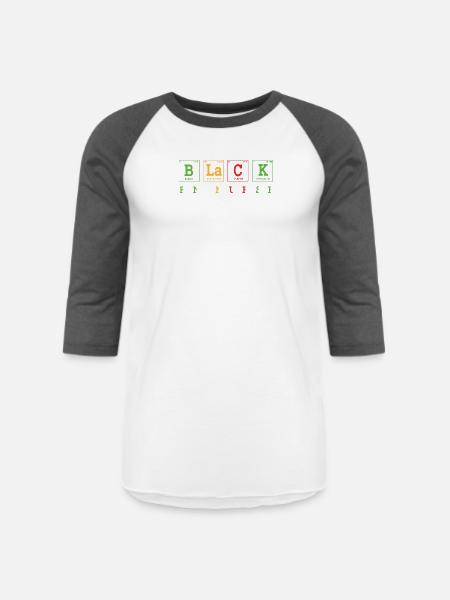 Black Nurse Registered Nurse - Unisex Baseball T-Shirt - white/charcoal