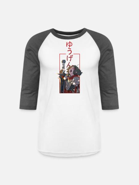 Guardian of Light - Unisex Baseball T-Shirt - white/charcoal