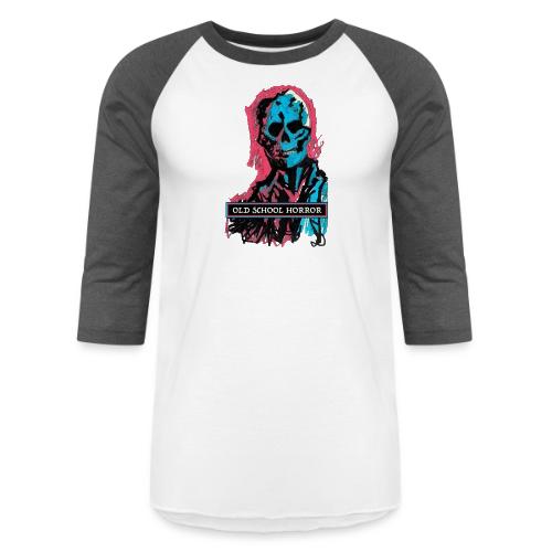 Old School Horror - T-shirt de baseball unisexe