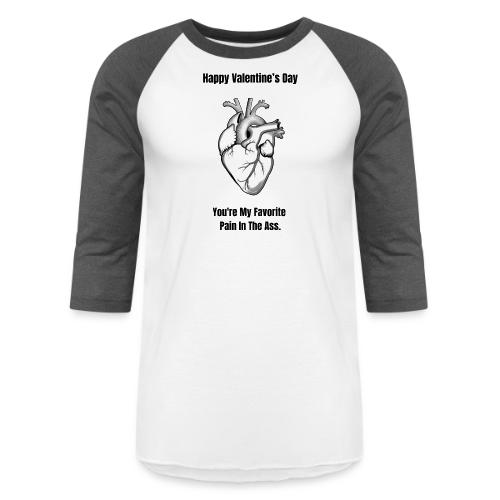 I'm Glad I Swiped Right T-Shirt | Funny Valentine - Unisex Baseball T-Shirt