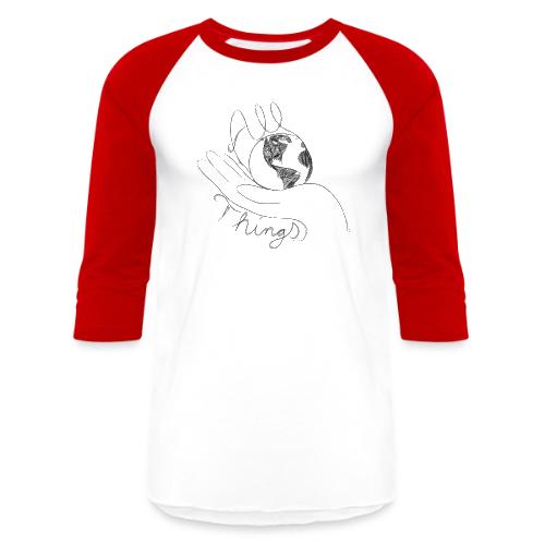 In His Hands - Unisex Baseball T-Shirt