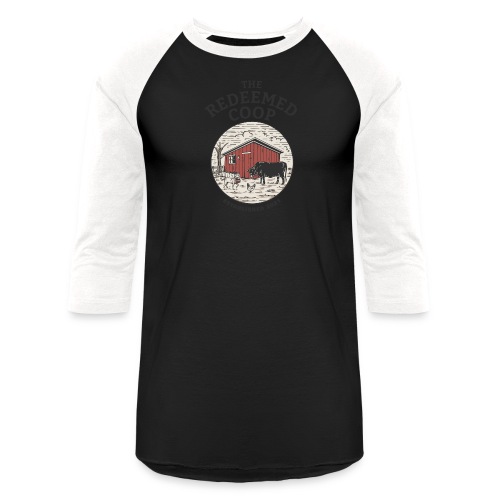 The Redeemed Coop Patch - Unisex Baseball T-Shirt