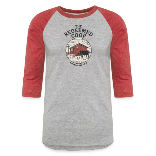 The Redeemed Coop Patch - Unisex Baseball T-Shirt