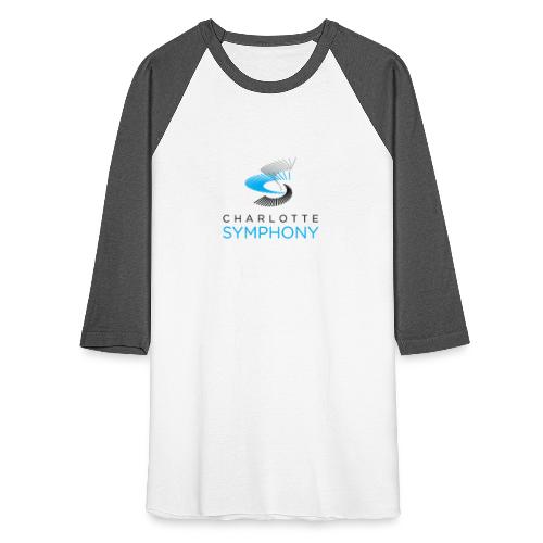 CSO Charlotte Symphony official logo (Black) - Unisex Baseball T-Shirt