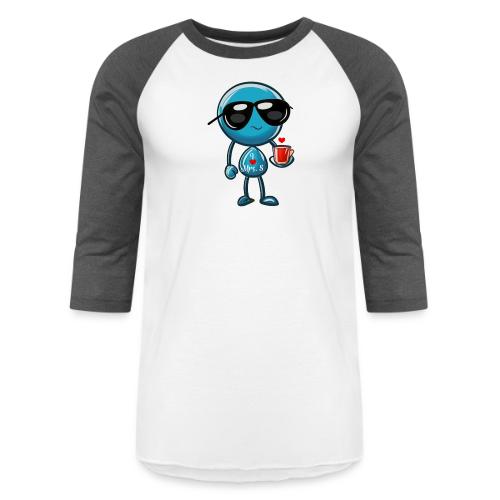Smoon_I love Mrs S_Blue - Unisex Baseball T-Shirt