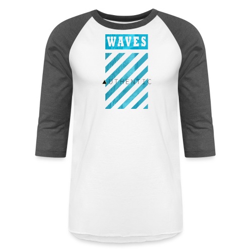 Waves - Unisex Baseball T-Shirt