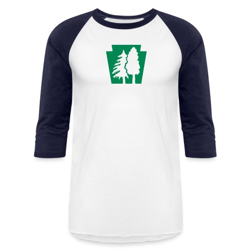 PA Keystone w/trees - Unisex Baseball T-Shirt