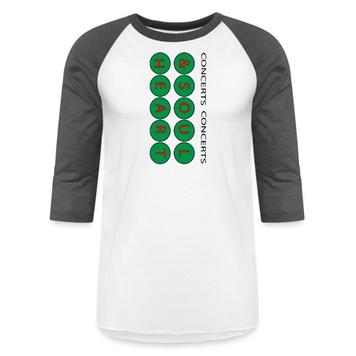 Heart & Soul Concerts Money Green - Unisex Baseball T-Shirt