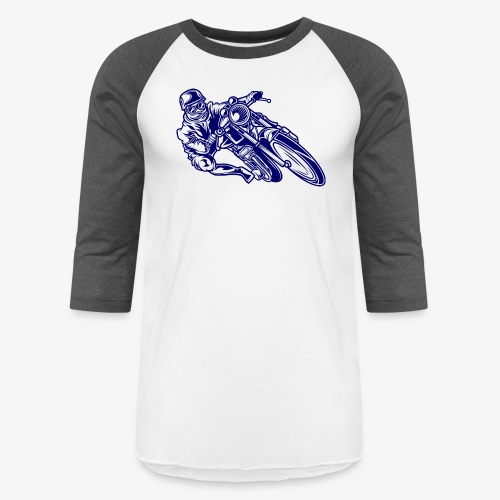 Motorcycle 03 - Unisex Baseball T-Shirt