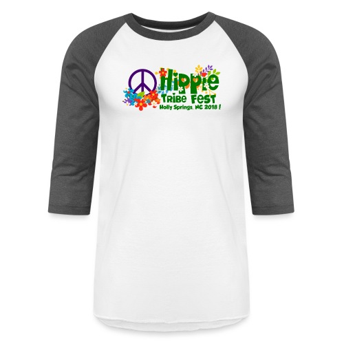 Hippie Tribe Fest! - Unisex Baseball T-Shirt