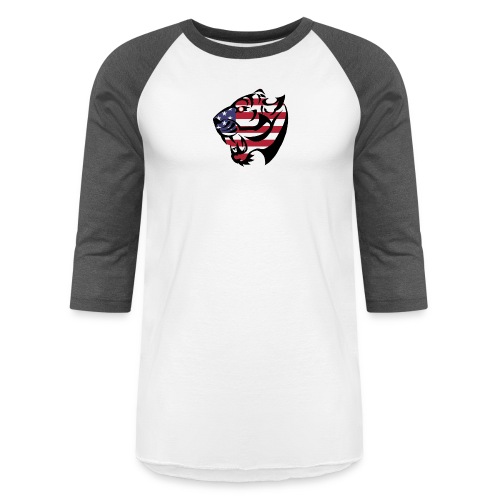 American Tigression - Unisex Baseball T-Shirt