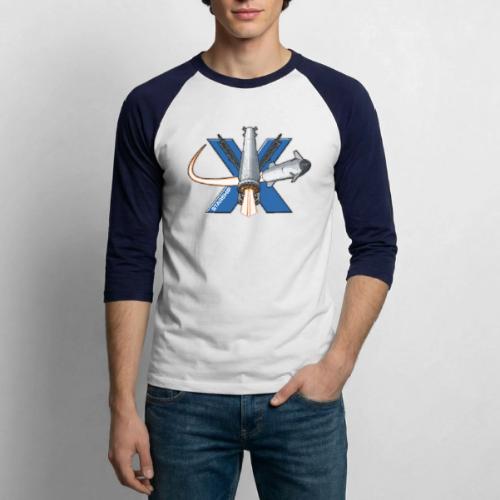 Starship X - Unisex Baseball T-Shirt