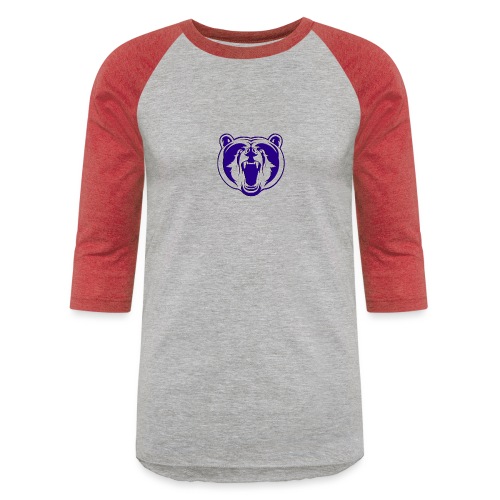 Bear Head - Unisex Baseball T-Shirt
