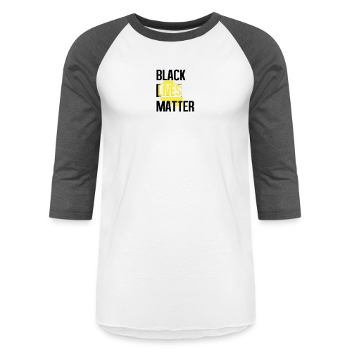 Black Lives Matter logo removebg preview - Unisex Baseball T-Shirt