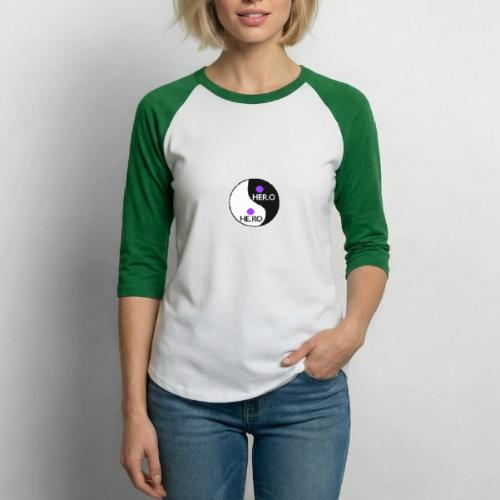 HE.RO / HER.O - Unisex Baseball T-Shirt