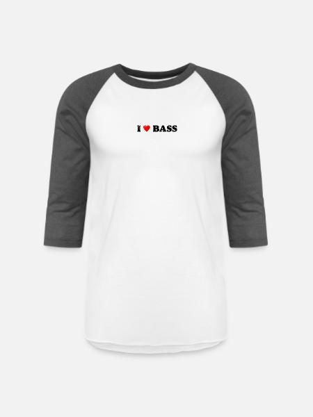 TwoTone Heart Glow - Unisex Baseball T-Shirt - white/charcoal