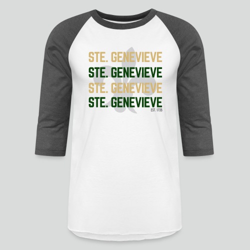 Ste. Genevieve Gold - Unisex Baseball T-Shirt