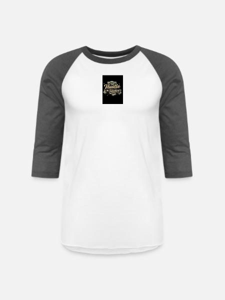 Motivational & Comfy Tee - Unisex Baseball T-Shirt - white/charcoal