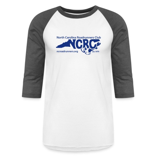 NCRC Blue Logo3 - Unisex Baseball T-Shirt