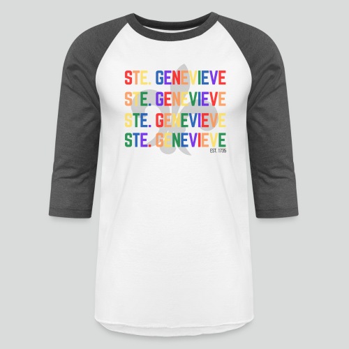 Ste. Genevieve Pride - Unisex Baseball T-Shirt