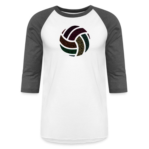 newcolorfulbellavolleyballnew 4x - Unisex Baseball T-Shirt