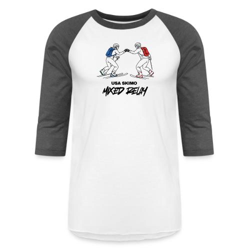 Mixed Relay design - Unisex Baseball T-Shirt