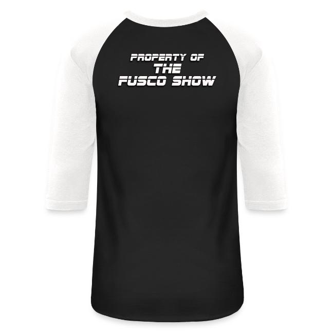 Producer Jay on Dartboard with Fusco Show back