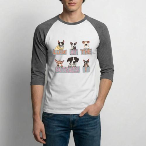 Look at the Cuteness - Unisex Baseball T-Shirt