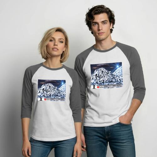 EarlT2019 with Large Back Crew Blackops Logo - Unisex Baseball T-Shirt