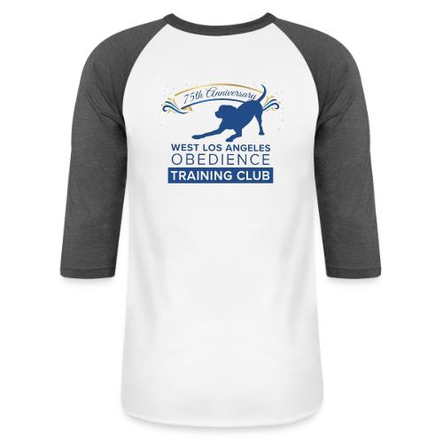 75th Anniversary Front and Back - Unisex Baseball T-Shirt