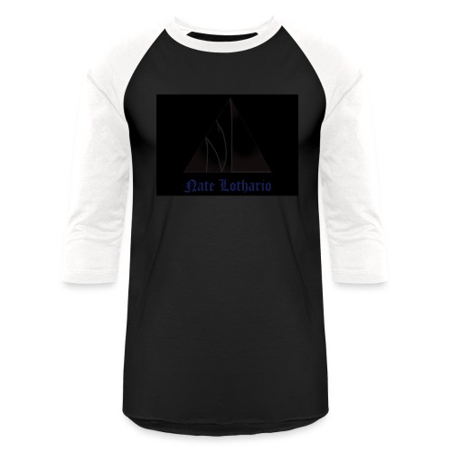 Black Logo - Unisex Baseball T-Shirt