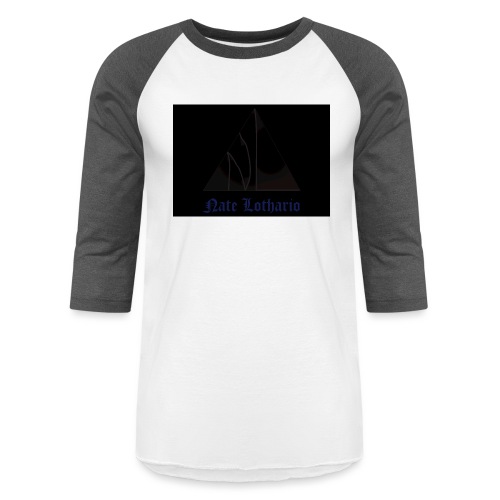 Black Logo - Unisex Baseball T-Shirt