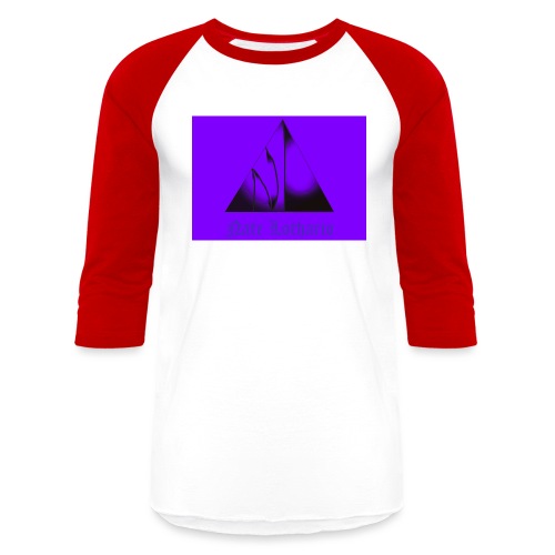 Purple Logo - Unisex Baseball T-Shirt