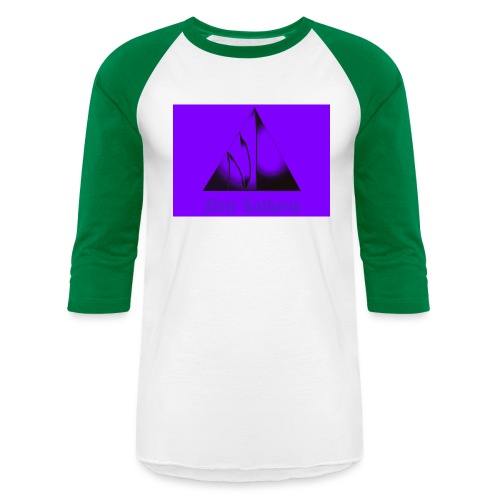 Purple Logo - Unisex Baseball T-Shirt