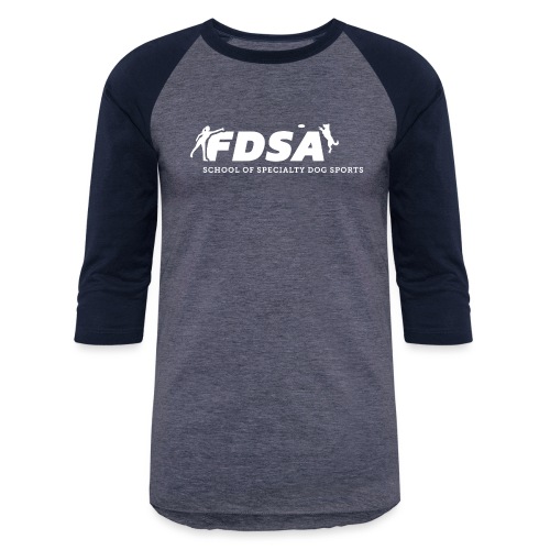 FDSA School of Specialty Dog Sports - Unisex Baseball T-Shirt