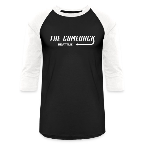 Comeback Seattle White - Unisex Baseball T-Shirt